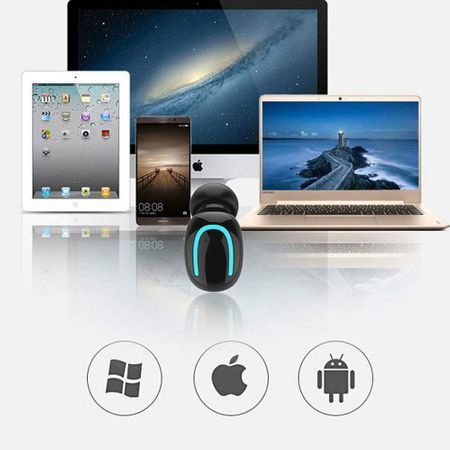 Casti Wireless HBQ-Q32, Bluetooth 5.0, muzica 3D Surround de inalta calitate, apeluri telefon, compatibile IOS Samsung iPhone Android Huawei Xiaomi, negru [3]