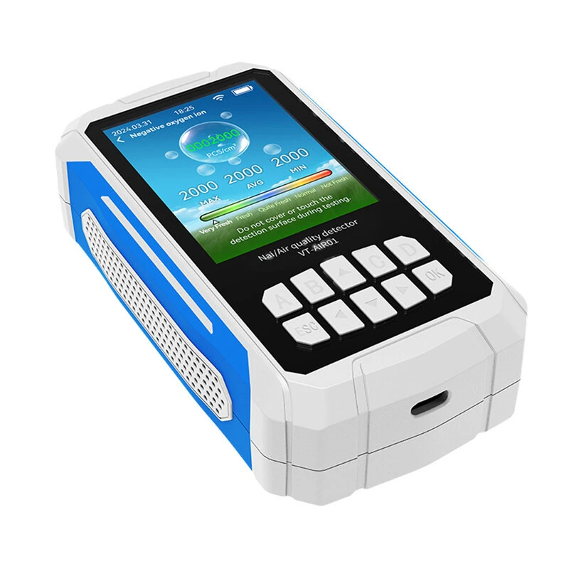 Detector calitate aer: CO/CO2, PM2.5/PM10, NAI, HCHO/TVOC, Temperatura/Umiditate, ecran 2.8", HOPE R [1]