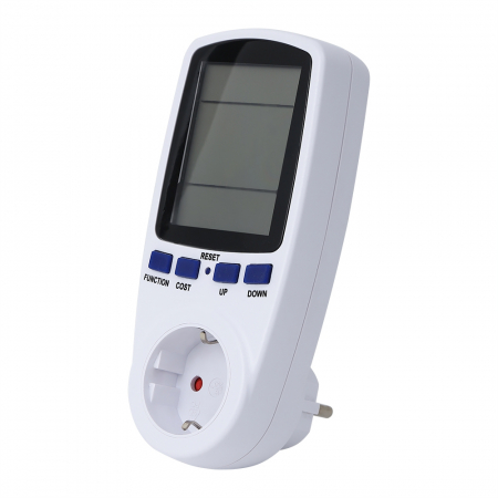 Priza HOPE R cu contor energie, 230V, max. 16A, 3680W, afisaj LCD [1]
