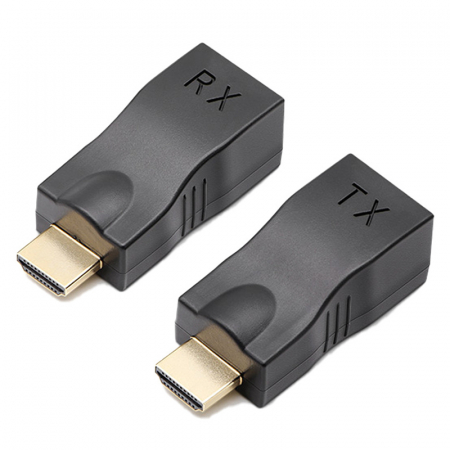 Extender semnal HDMI cu Ethernet Cat5/6, pana la 30m, HDMI 1.4a rezolutie 1080p, HOPE R [3]