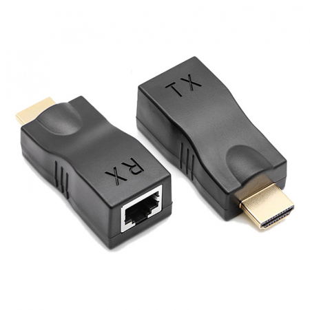 Extender semnal HDMI cu Ethernet Cat5/6, pana la 30m, HDMI 1.4a rezolutie 1080p, HOPE R [0]