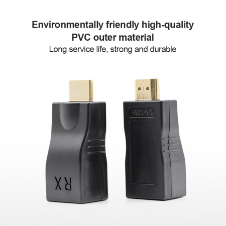 Extender semnal HDMI cu Ethernet Cat5/6, pana la 30m, HDMI 1.4a rezolutie 1080p, HOPE R [2]