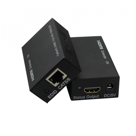 Extender semnal HDMI cu Ethernet Cat5/6, pana la 60m, HDMI 1.4a rezolutie 1080p/60Hz [3]