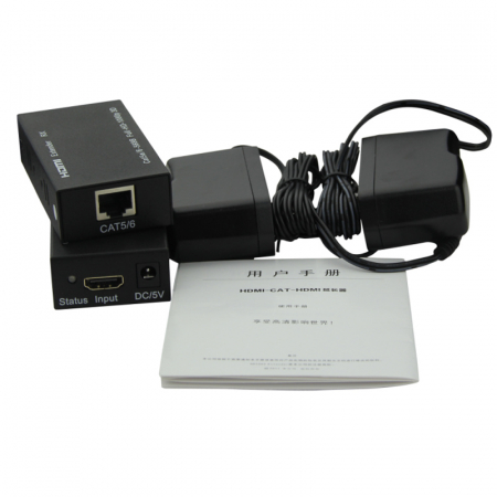 Extender semnal HDMI cu Ethernet Cat5/6, pana la 60m, HDMI 1.4a rezolutie 1080p/60Hz [5]