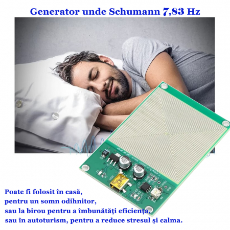 Generator de unde joase Schumann 7,83 Hz - frecventa Pamantului – pentru imbunatatirea imunitatii [4]