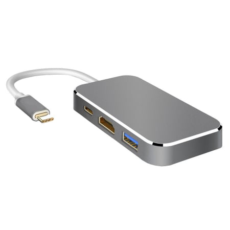 Hub 5 in 1 USB 3.1 Type-C la HDMI 4K, 3 x USB 3.0, 1 x USB3.1 pana la 5 Gbps, HOPE R