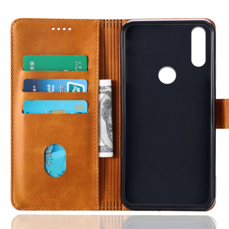 Husa Flip Wallet HOPE R, albastru inchis, piele ecologica, la alegere, pentru IPHONE 6, IPHONE 7/8, IPHONE X, SAMSUNG A6 2018, SAMSUNG S9, SAMSUNG S8, SAMSUNG J5 2017 [3]