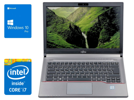 Laptopuri - Laptop Fujitsu LifeBook E746 i7-6500U 16GB DDR4 512 GB SSD 1920 x 1080 FullHD Clasa A- Windows 10 Pro
