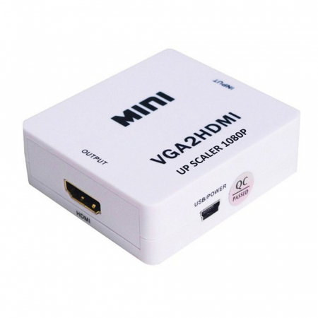 Mini convertor VGA la HDMI, 1080p, video si audio stereo, HOPE R [0]