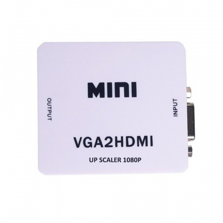 Mini convertor VGA la HDMI, 1080p, video si audio stereo, HOPE R [3]