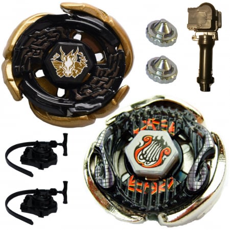 Pachet titirezi 4D BB116B Screw Lyra cu lansator + W103R2F Galaxy Pegasis cu lansator + maner ergonomic si varfuri metalice