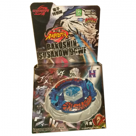 Pachet titirezi 4D Bakushin Susanow 90WF albastru, fara lansator + BB117 Blitz Unicorno cu lansator si varf metalic [5]