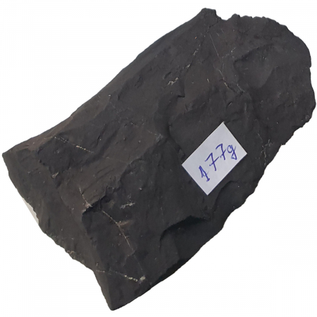 Cristale naturale, pietre minerale - Piatra mare vindecatoare Shungite 170g-179g, ecranare impotriva radiatiilor si protectie electromagnetica