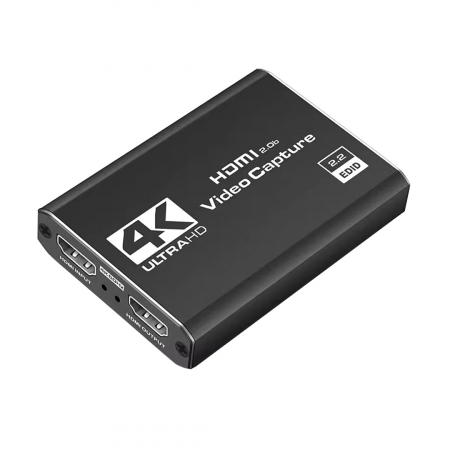 Captura video - Placa pentru captura video HOPE R, intrare HDMI 4K@60Hz, iesiri HDMI si USB3.0, 1920P 60FPS, iesirea in bucla, inregistrare gaming, predare, conferinta