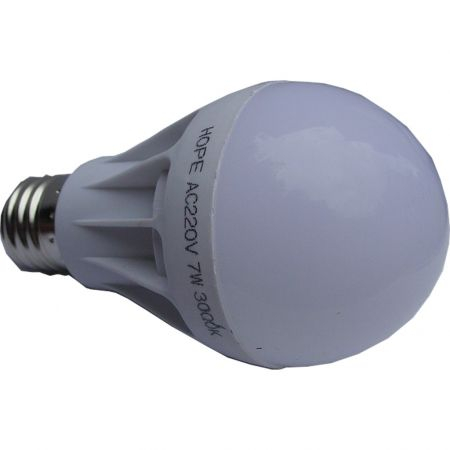 Set 8 becuri LED E27 7W 2700K lumina calda 350LM HOPE R [4]