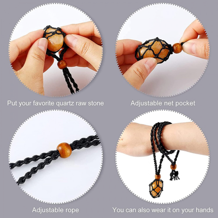 Set 6 cristale naturale vindecatoare, protectoare, pentru zodia Sagetator: Ametist, Labradorit, Lapis Lazuli, Turcoaz, Safir, Rubin [6]
