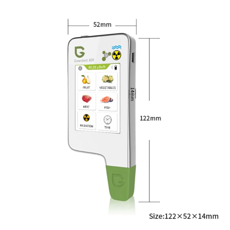 Set testere digitale Greentest Eco 4F, masurare nitrati din fructe, legume, carne, peste, radiatii si TDS3, masurarea puritatii apei [3]