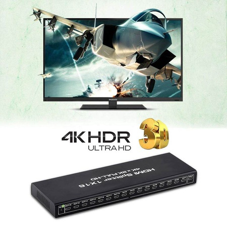 Splitter HDMI, 1x intrare, 16x iesiri rezolutie 4K x 2K, HOPE R [5]