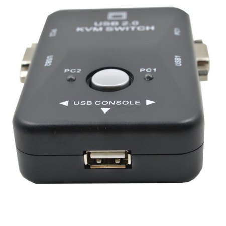 Switch KVM 21UA HOPE R, 2 porturi, USB 2.0 A + USB 2.0 B + VGA [3]
