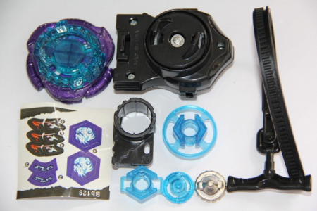 Titirez 4D Rapidity, metal si plastic, Omega Dragonis 85XF BB128, Attack, cu lansator si varf metalic [2]