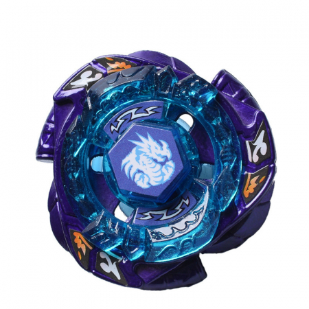 Jucarii interactive - Titirez 4D Rapidity, metal si plastic, Omega Dragonis 85XF BB128, Attack, cu lansator si varf metalic