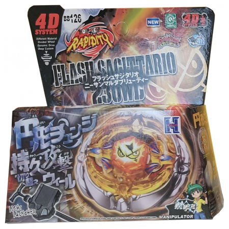 Titirez 4D Rapidity, metal si plastic, Flash Sagittario 230WL, BB126, Flame, cu lansator si varf metalic [1]