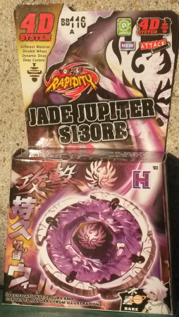 Titirez 4D Rapidity, metal si plastic, Jade Jupiter S130RB, BB116A, Attack, fara lansator [1]