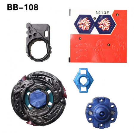 Titirez 4D Rapidity, metal si plastic, L-Drago Destroy F:S, BB108, Attack, cu lansator si varf metalic [2]