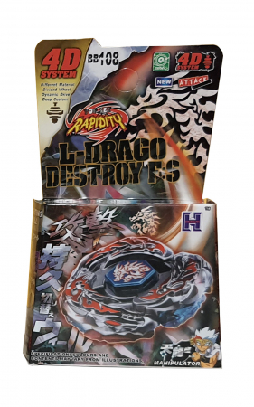 Titirez 4D Rapidity, metal si plastic, L-Drago Destroy F:S, BB108, Attack, fara lansator [1]
