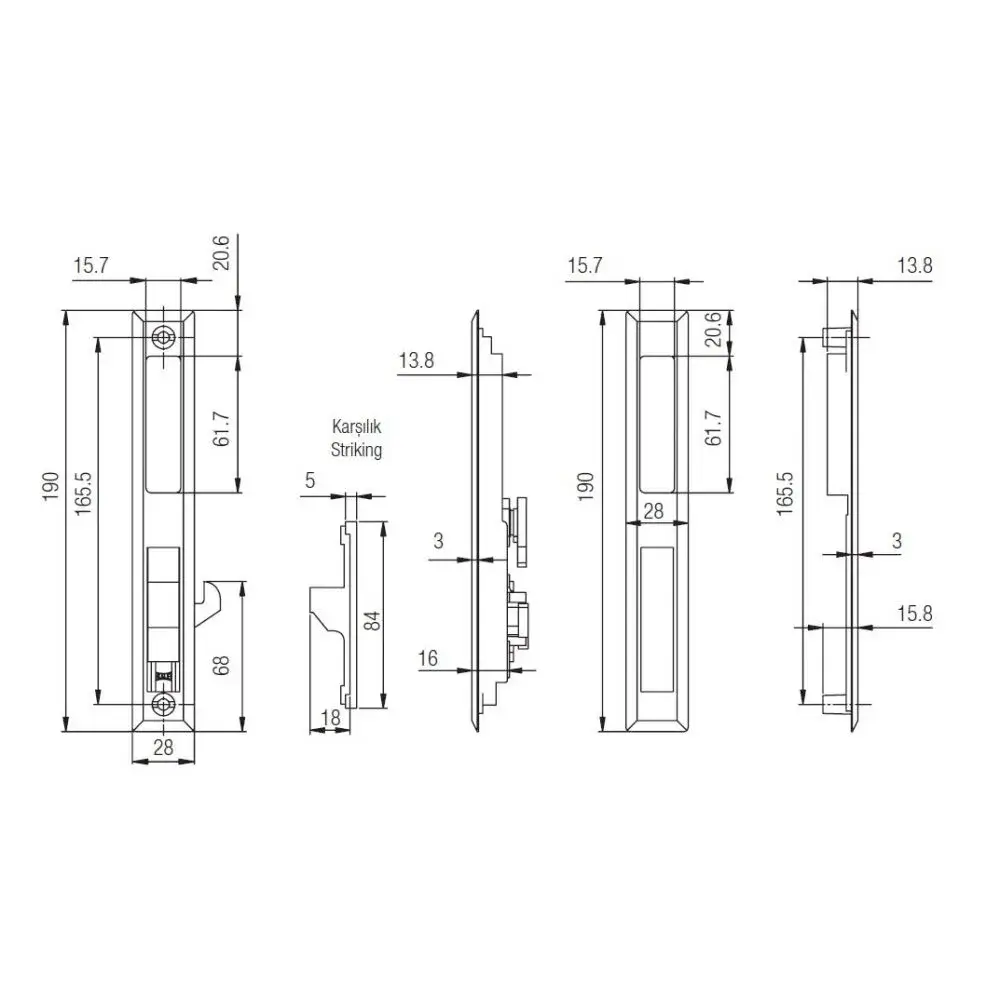 Broasca glisanta usa si fereastra aluminiu silver (argintiu) [2]