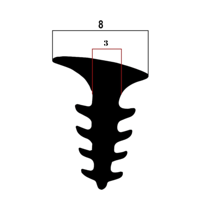 Garnitură T10 (3 mm) pentru tâmplărie aluminiu – HTTmag.ro [2]