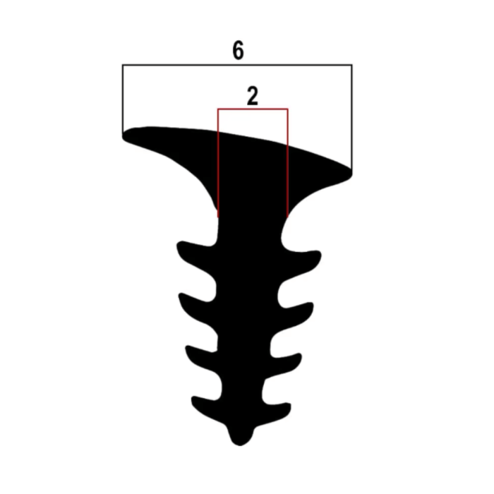 Garnitură T19 (2 mm) pentru tâmplărie aluminiu – HTTmag.ro [2]