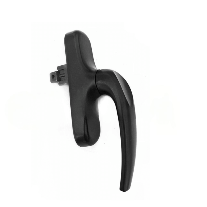 Maner fereastra aluminiu pentru dubla deschidere negru [1]