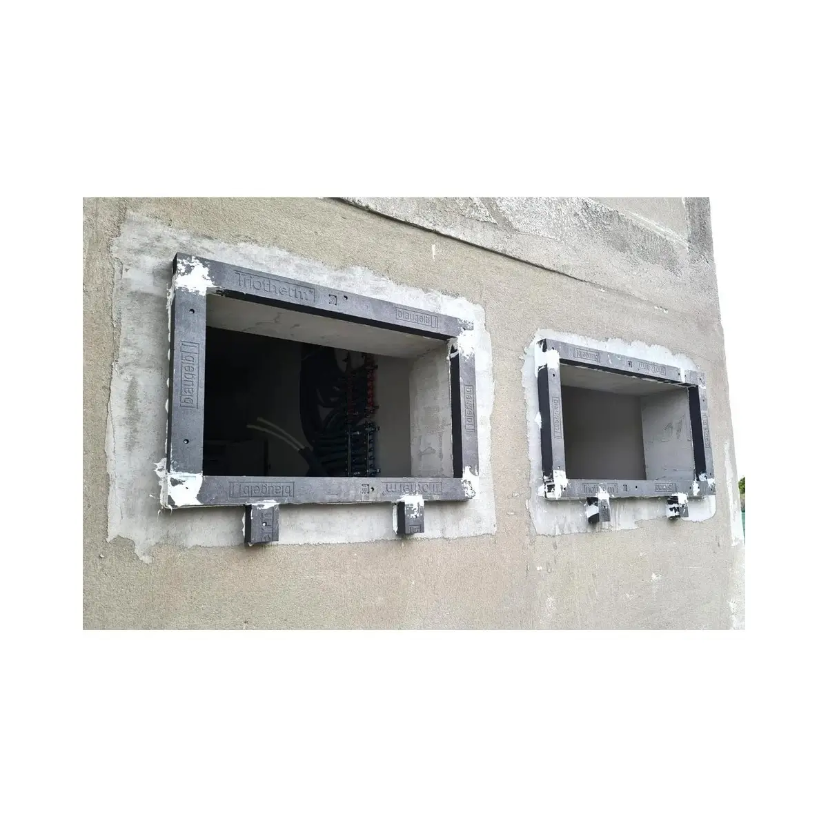 Profil precadru din polistiren de inalta densitate blaugelb Triotherm+ 85x100mm pentru montaj ferestre in termosistem [2]