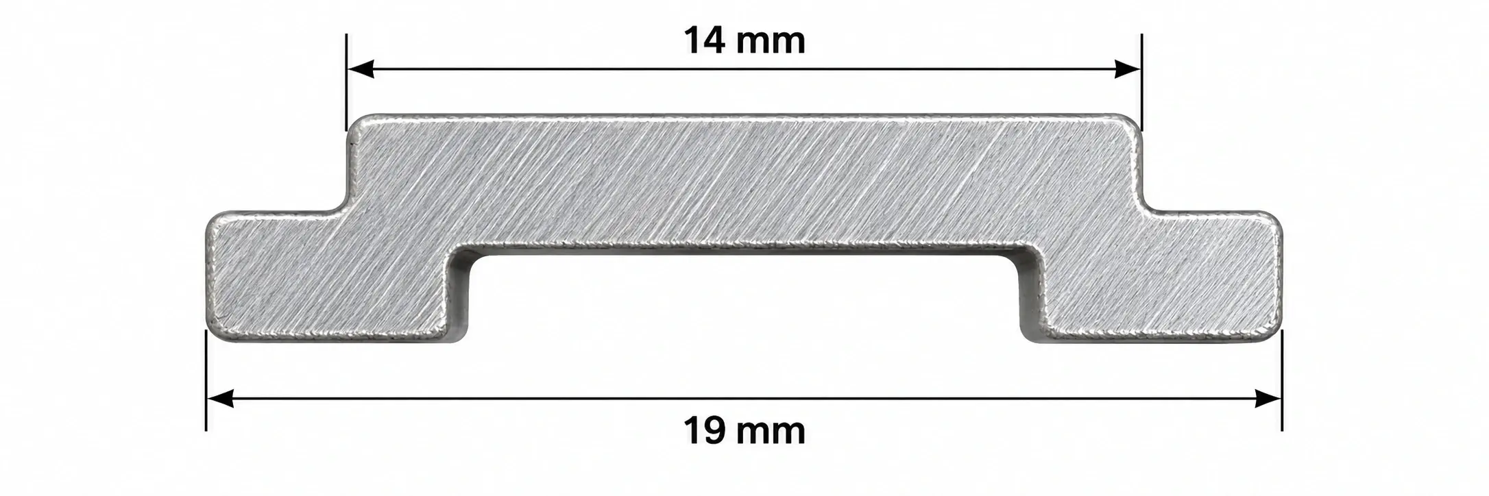 Tijă cremon aluminiu pentru ferestre – legătură mâner și kit cremon 1000mm (995mm) [2]