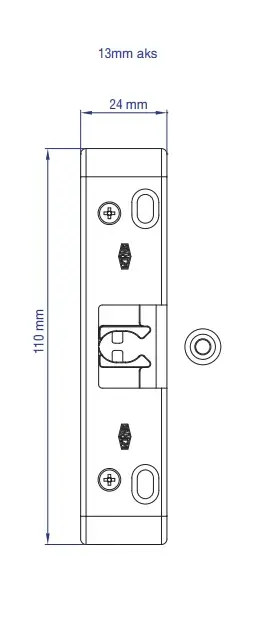 Clips Ușă Balcon Vorne Falt 13 mm - Fixare Eficientă și Durabilă [1]