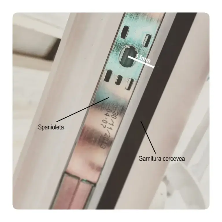 Clips Ușă Balcon Vorne Falt 13 mm - Fixare Eficientă și Durabilă [2]