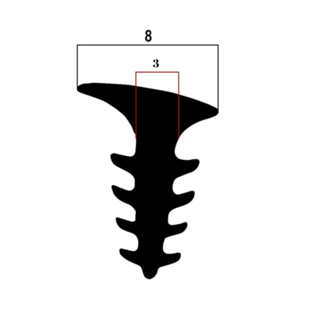 Garnitură T10 (3 mm) pentru tâmplărie aluminiu – HTTmag.ro [1]