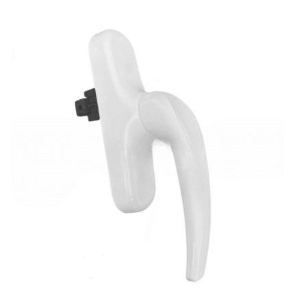 Manere fereastra si usa - Maner fereastra aluminiu pentru dubla deschidere alb