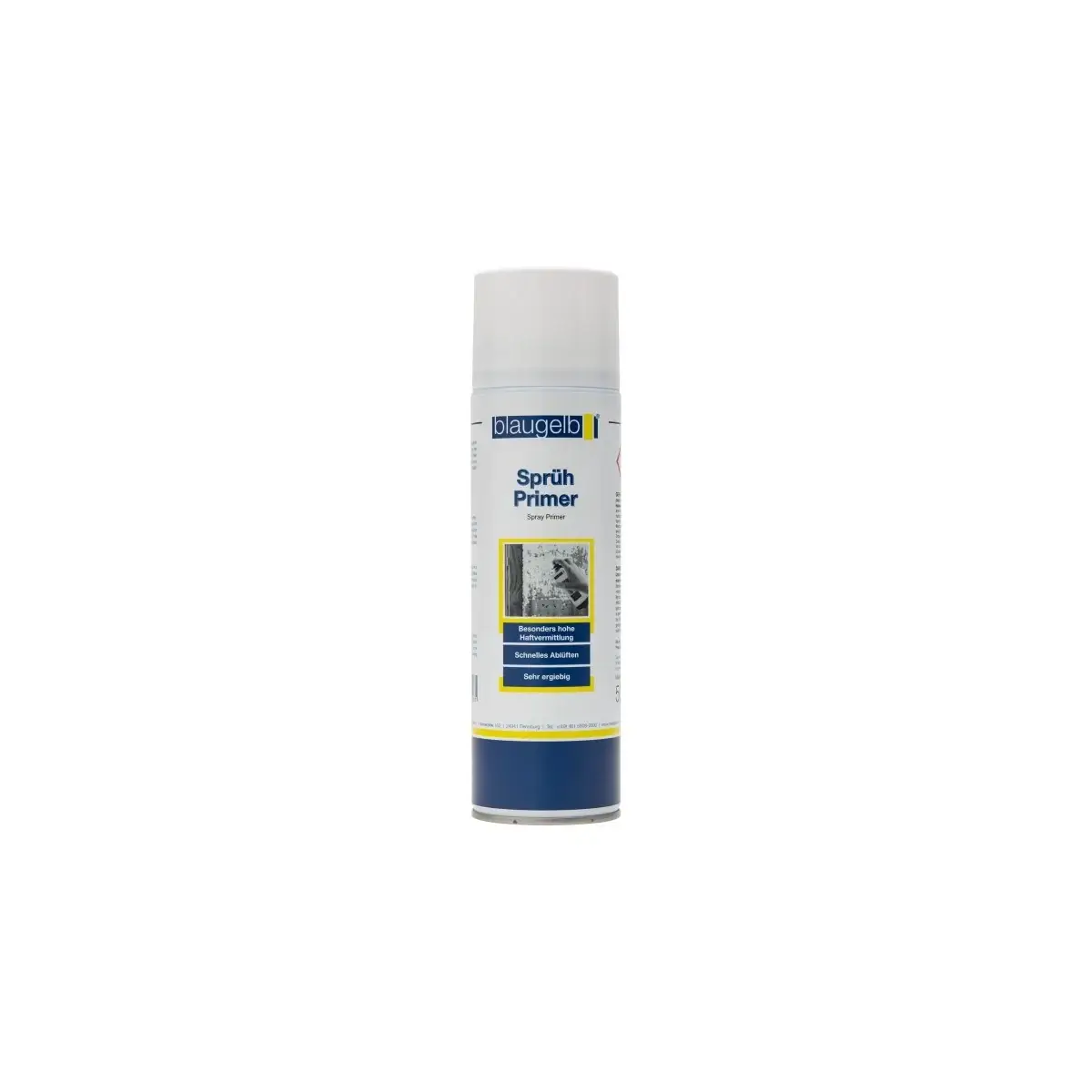 ETANSARE SI EFICIENTA ENERGETICA - Primer Spray blaugelb 500ml - Aderență Folii Etanșare Ferestre