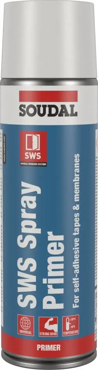 Etansanti si Izolanti - Soudal SWS Spray Primer 500 ml amorsă pentru benzi etanșare ferestre