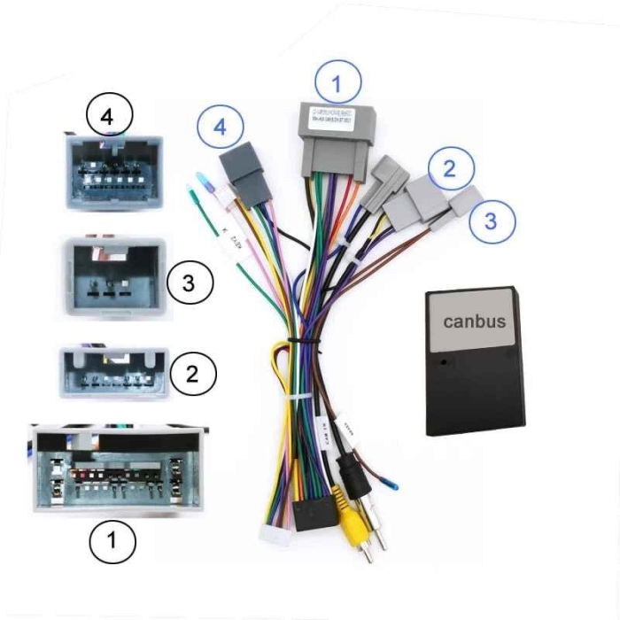 Cablaj Adaptor Honda Accord 9th (2014-2017) pentru Navigații multimedia Android | HUB64.ro [2]