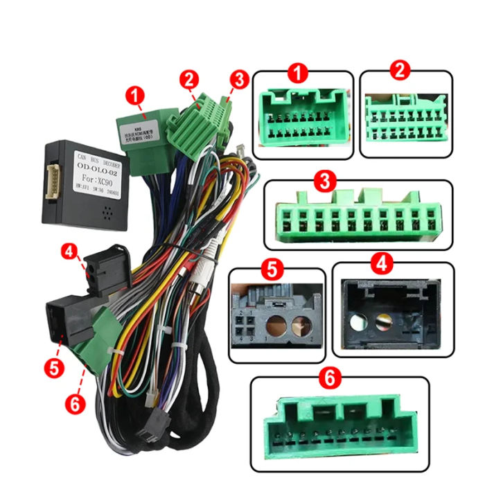Cablaj Adaptor Volvo XC90 (Fara AUX) (2004-2014) pentru Navigații multimedia Android | HUB64.ro [2]