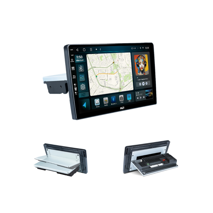 Kit de Conversie de la 2DIN la 1DIN – Construcție Metalică, pentru Sisteme Android [2]