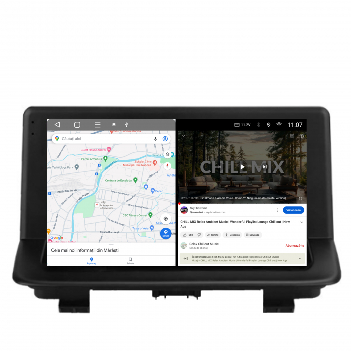 Navigatie 2K Android 13 Audi Q3 QLED 1280x720 | Hub64.ro [6]