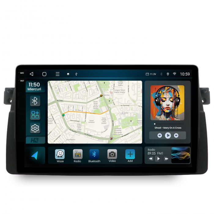 Navigatie Android 13 BMW E46 8+128GB | Hub64.ro [2]