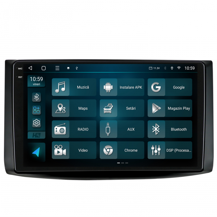 Navigatie 2K QLED Android 13 Chevrolet Aveo | Hub64.ro [3]