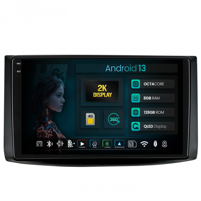 Navigatie Android 13 Chevrolet Aveo 8GB | Hub64.ro [1]