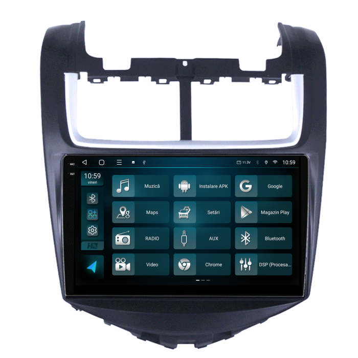 Navigatie 2K Android 13 Chevrolet Aveo (2014-2017) QLED | Hub64.ro [3]