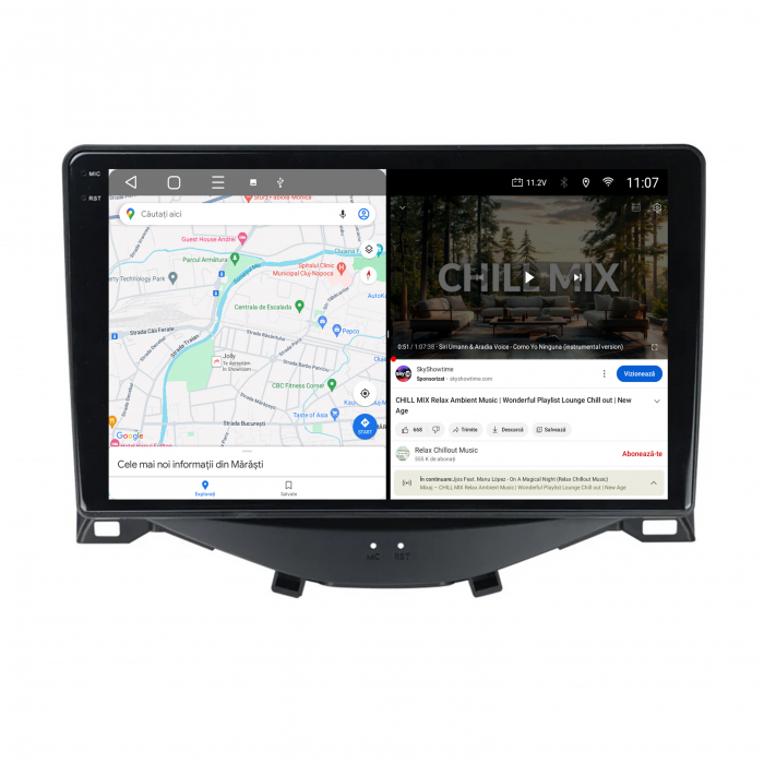 Navigatie 2K QLED Android Citroen C1 / Peugeot 108 / Toyota AYGO (2014-2022) 4GB | Hub64.ro [6]
